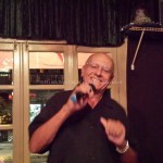 That's our friend - the one with the good voice.