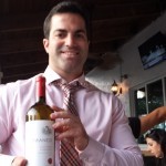 Alex, pouring my favorite of the evening, the Old Vines Zinfandel.
