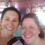 Selfie on the tea cups.