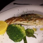 This is just half of the outstanding branzino.