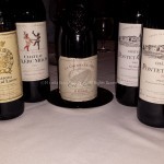 The wine lineup at Tribeca Grill