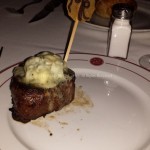 My much more normal size filet with cheesy yumminess.