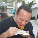 See? I wasn't the only one enjoying the good eats!