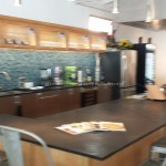 The gorgeous demo kitchen