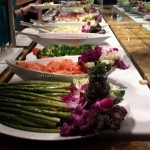Just a part of the extensive salad bar.