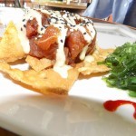 The tuna tartare.
