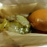 The burger.