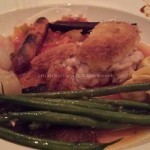 The snapper was delicious.