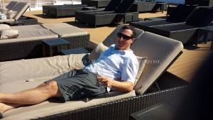 Who cares what the itinerary is when there is this much relaxing involved?