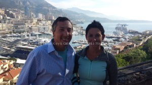 Enjoying our brief time in Monaco.