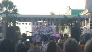 The main stage on Duval Street.
