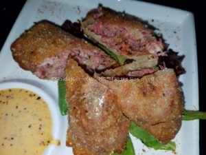 Reuben eggrolls. Who knew?