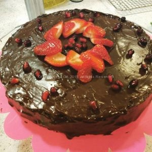 The cake.