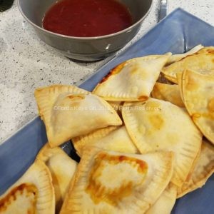 The shredded duck empanadas.