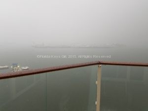 View from the huge corner balcony. (There were days with better views.) 