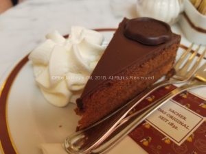 When in Vienna, grab a slice of Sacher Torte. It is well worth the wait.