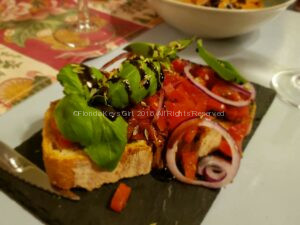 photo of bruschetta