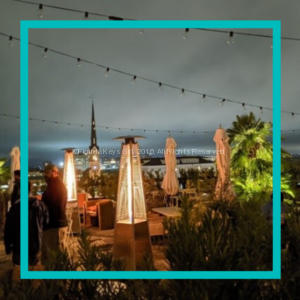 photo of a rooftop view